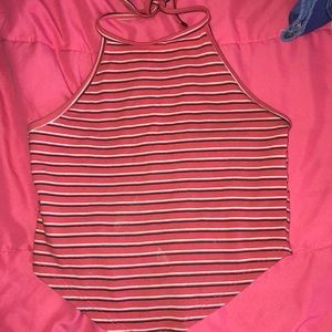 Charolette Russe Cropped Halter Top